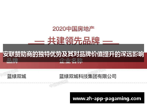 安联赞助商的独特优势及其对品牌价值提升的深远影响