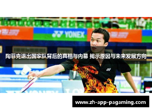 陶菲克退出国家队背后的真相与内幕 揭示原因与未来发展方向 陶菲克退出国家队背后的真相与内幕 揭示原因与未来发展方向